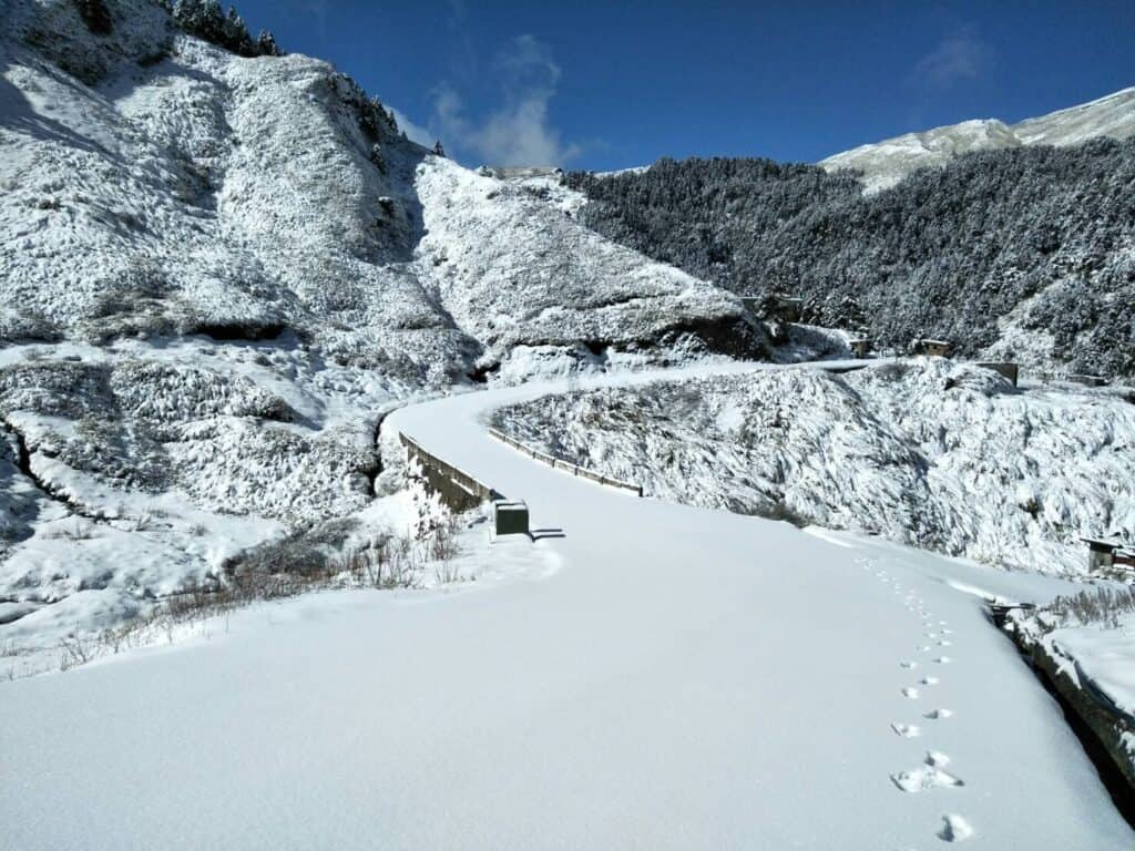 雪之百岳 合歡山